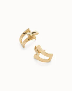 Pendientes bañados en oro de 18k