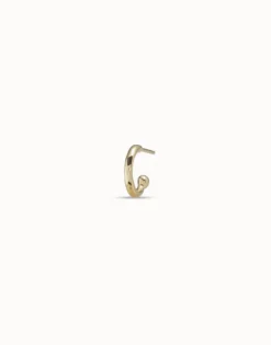 Piercing bañado en oro de 18k de aro