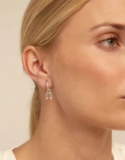 Piercing bañado en plata de ley de aro