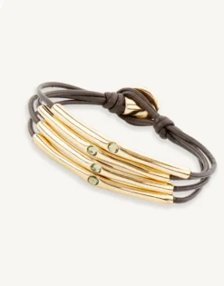 Pulsera bañada en oro de 18k