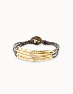 Pulsera bañada en oro de 18k