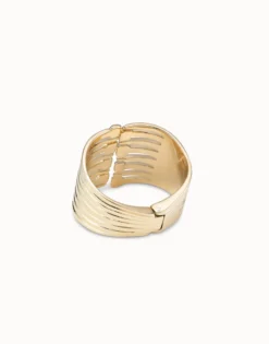 Pulsera bañada en oro de 18k Loved con múltiples cabezas de clavo