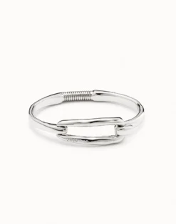 Pulsera bañada en plata de ley