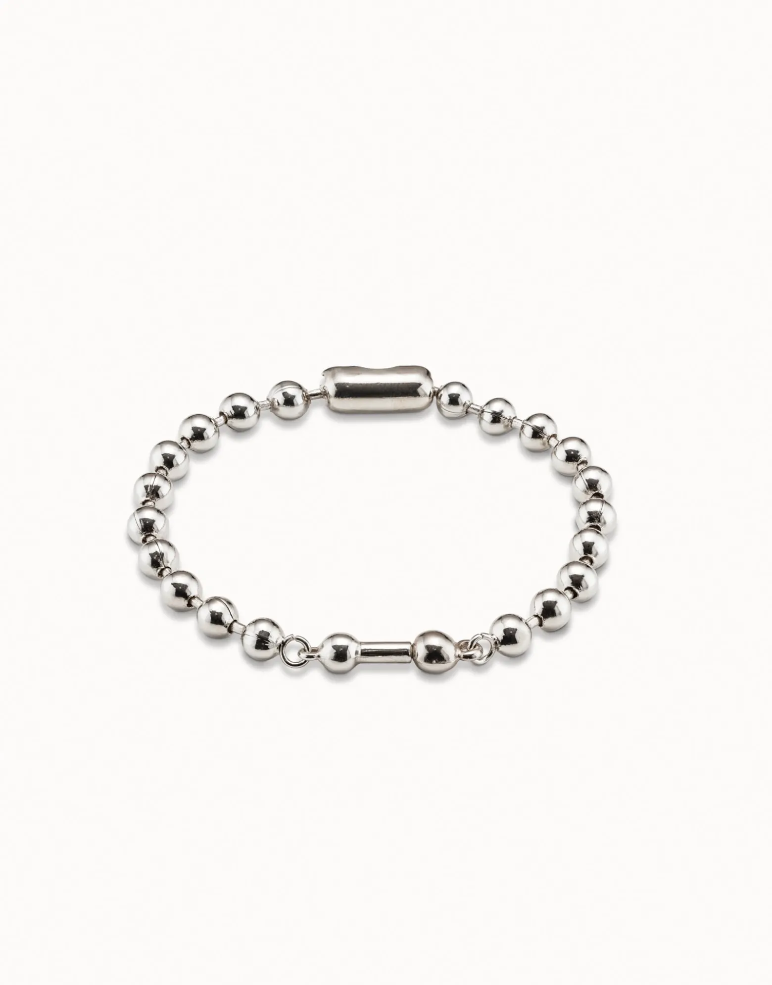 Pulsera de cadena bañada en plata de ley
