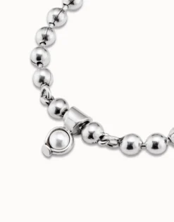 Pulsera de cadena bañada en plata de ley