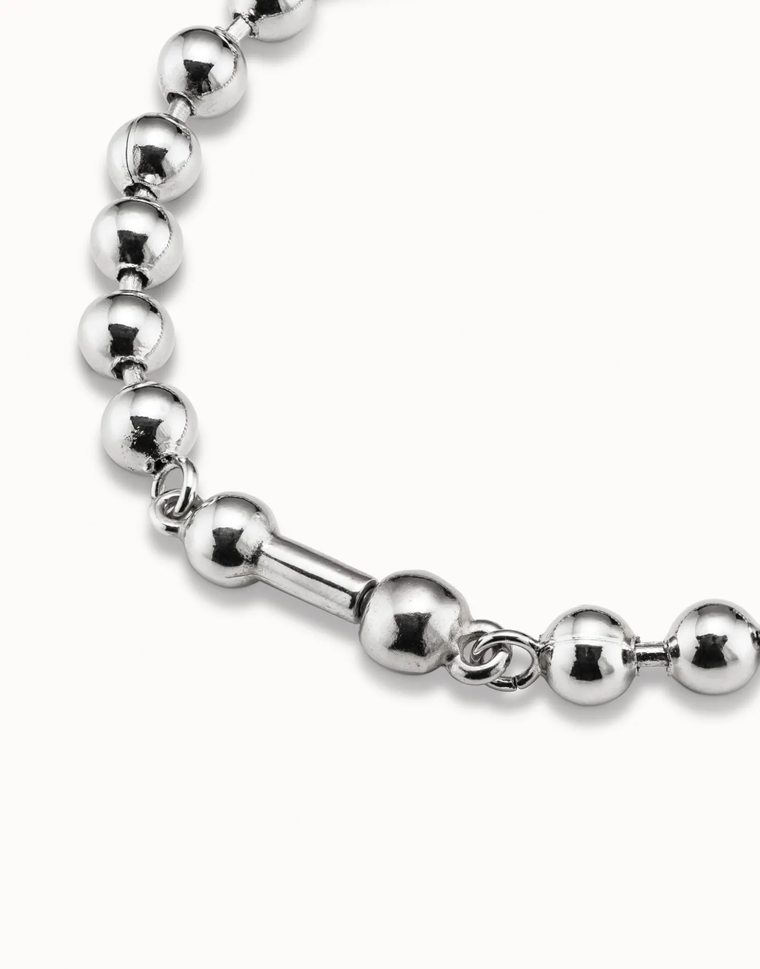 Pulsera de cadena bañada en plata de ley
