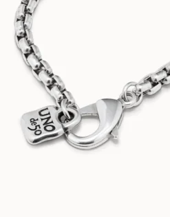 Pulsera flexible bañada en plata de ley
