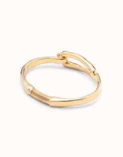 Pulsera hebilla bañada en oro de 18k